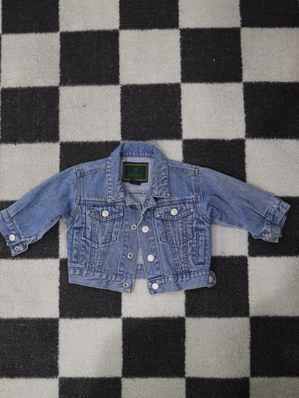 GAP Light Blue Denim Kids' Jacket - Classic Button-Front